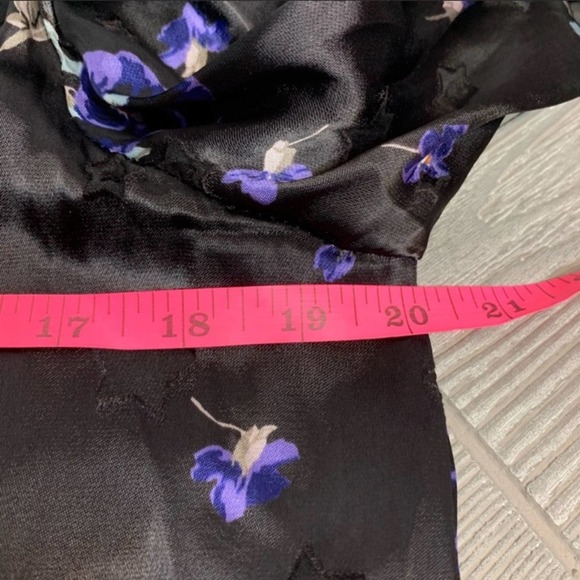 Rebecca Taylor star burnout floral print blouse - Picture 5 of 7